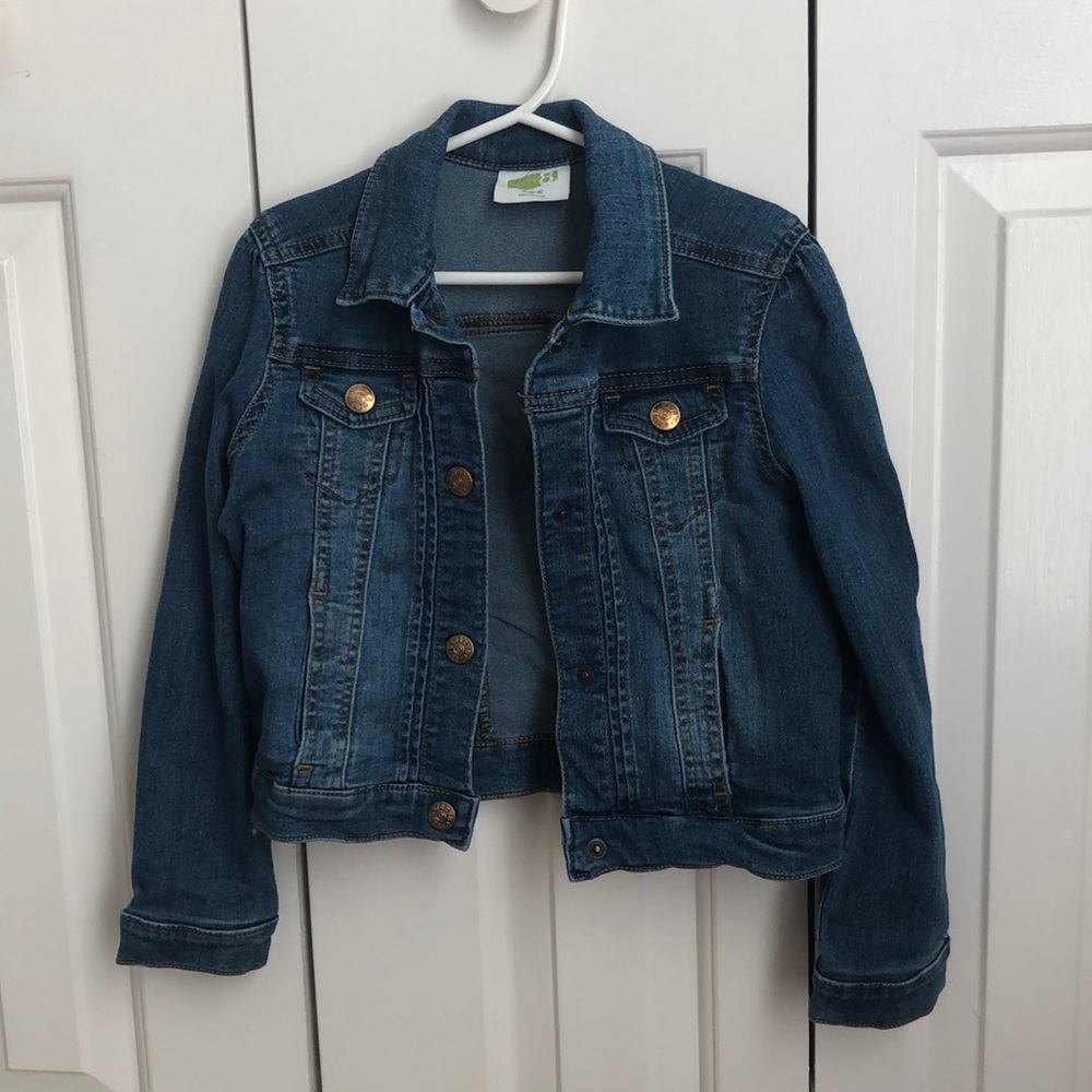 Crazy 8 Blue Jean Jacket 5-6 Girls